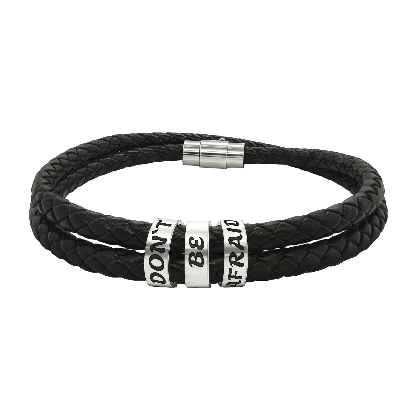 Bracelet with Beads — “Don't Be Afraid”