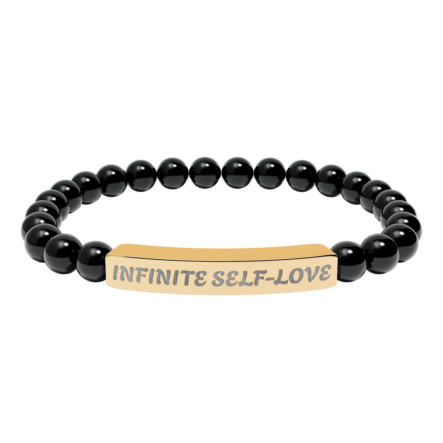 Natural Stone Stretch Bar Bracelet