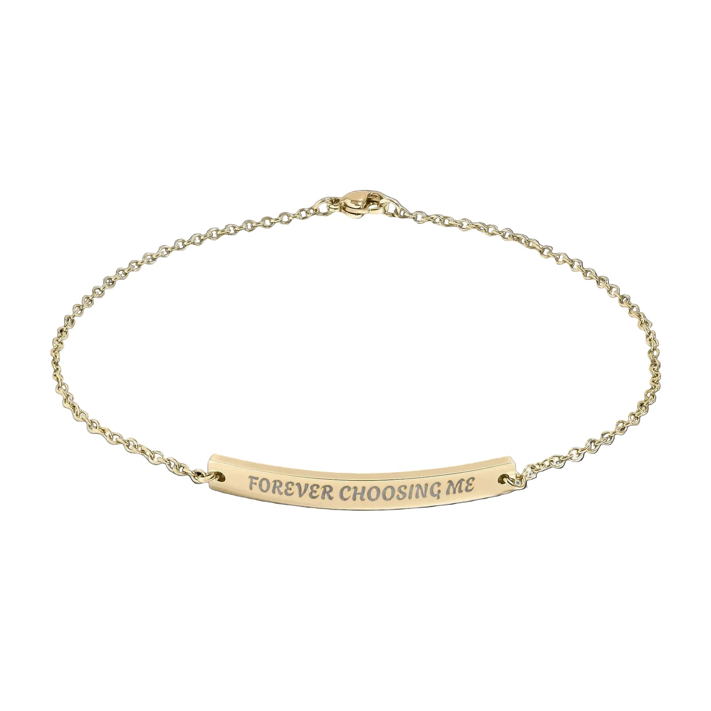 Curved Bar Anklet