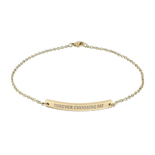 Curved Bar Anklet