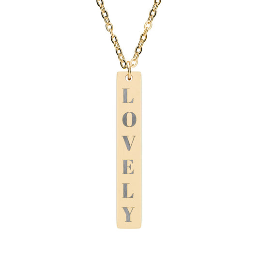 Vertical Bar Necklace
